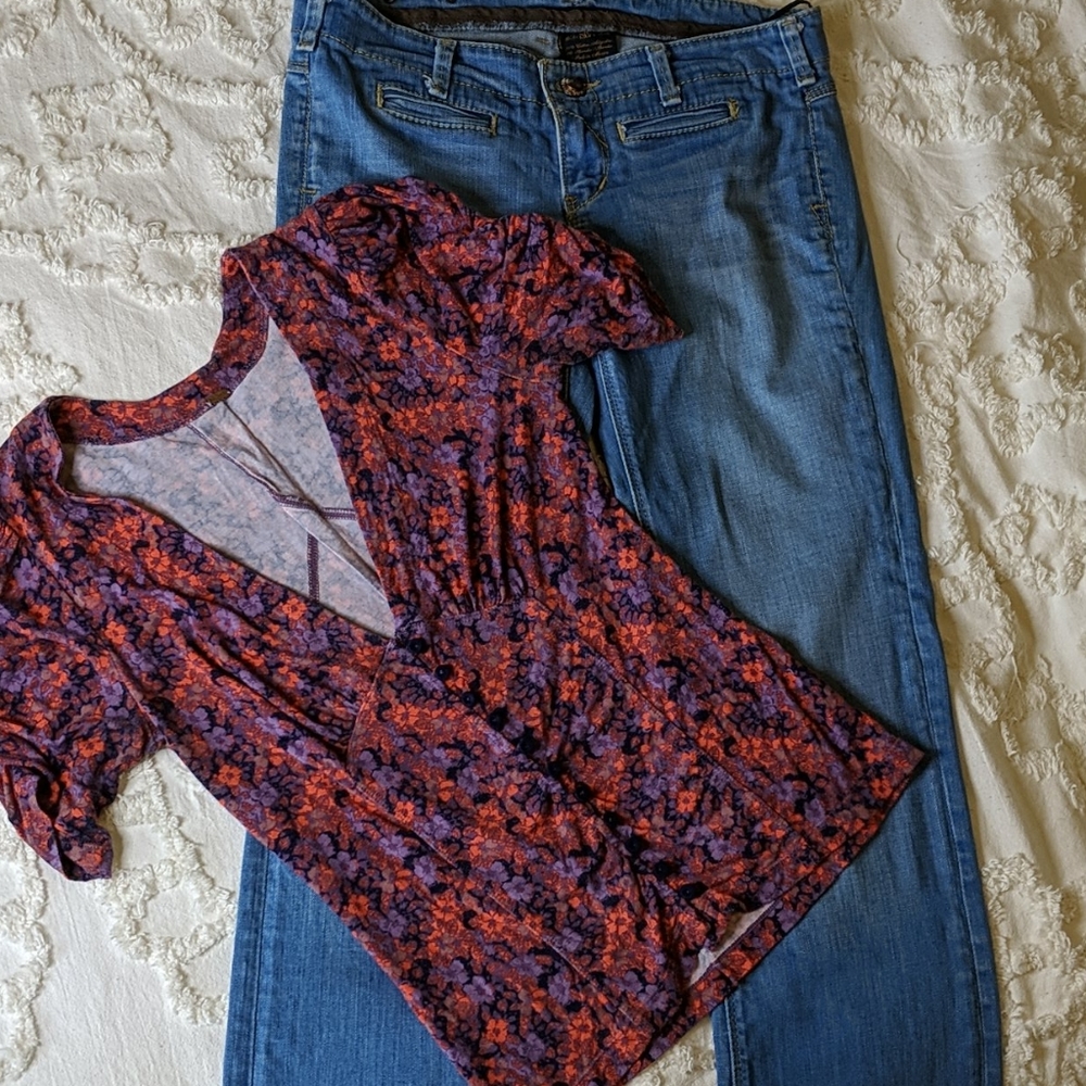 Summer refresher, top and denim